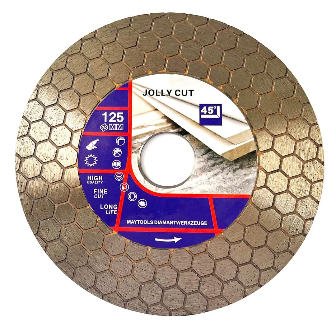 Jolly Cut 125 mm – Die Geheimwaffe für perfekte 45° Gehrungen & Kantenschliff