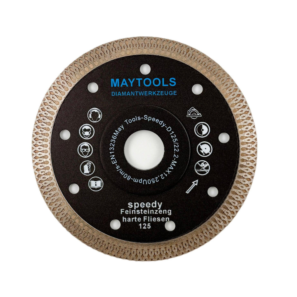 Speedy – Diamant-Trennscheibe 115 - 125 mm | 1,2 mm | Feinsteinzeug | Profi-Qualität
