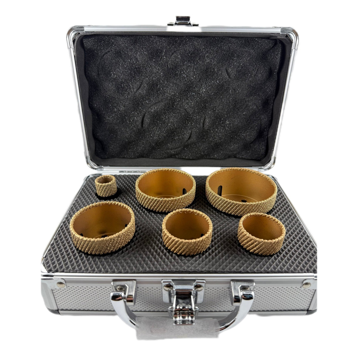 MAYTOOLS Diamantbohrkronen Set „MATRIX" – Gold-Black Edition (6-teilig)