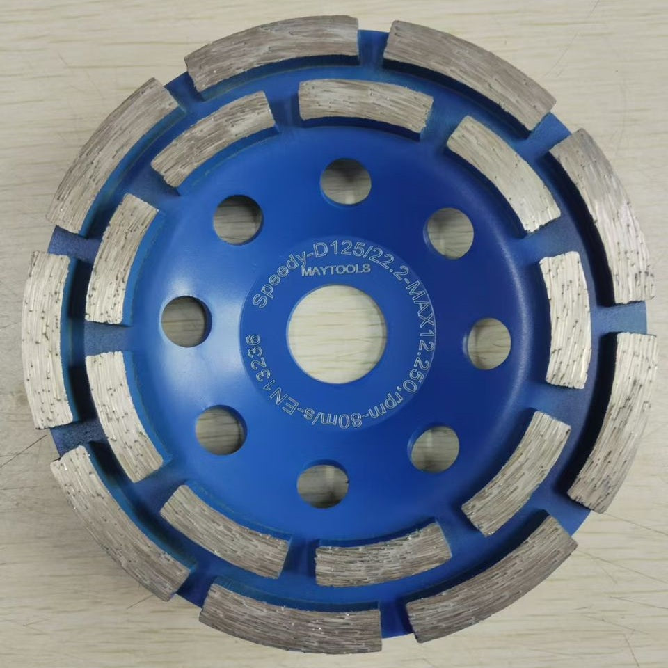 Diamant-Schleiftopf Doppelreihe 125 mm
