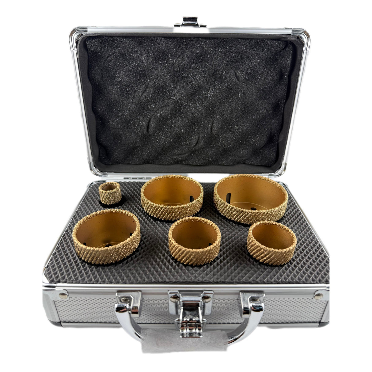 MAYTOOLS Diamantbohrkronen Set „MATRIX" – Gold-Black Edition (6-teilig)