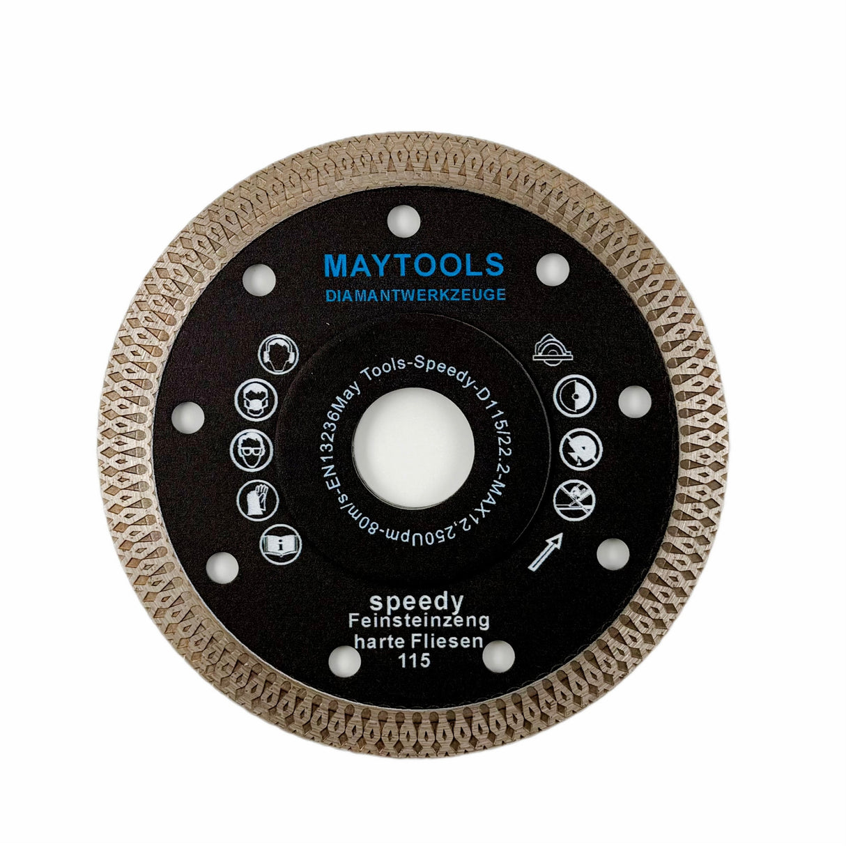 Speedy – Diamant-Trennscheibe 115 - 125 mm | 1,2 mm | Feinsteinzeug | Profi-Qualität