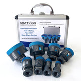 Diamant-Matrix-Bohrkronen-Set 8-teilig (20 / 25 / 32 / 35 / 40 / 50 / 60 / 68 mm)