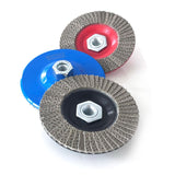 Diamant-Fächerscheiben 3er Set (Körnung 60 / 120 / 200)